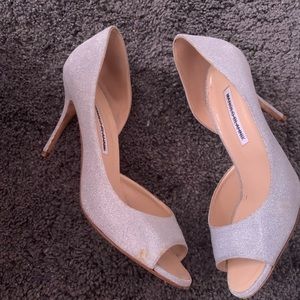 Vintage Manolo Blahnik Peep Toe Heels